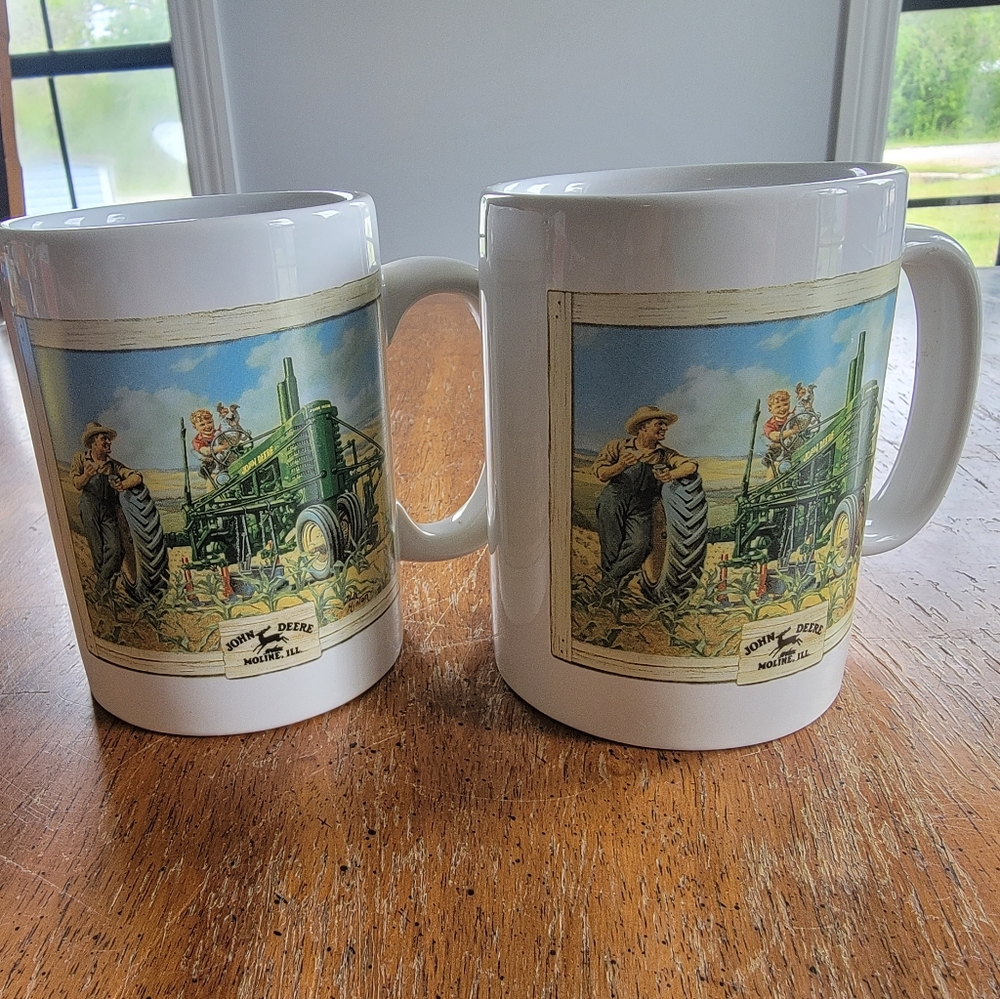 John Deere Coffee Cups - Set of 2